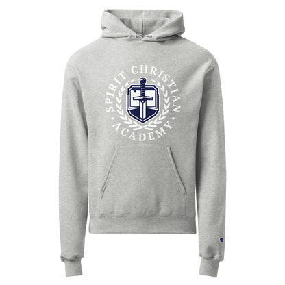 Signature | Champion Hoodie | Spirit Christian Academy | White Script Logo