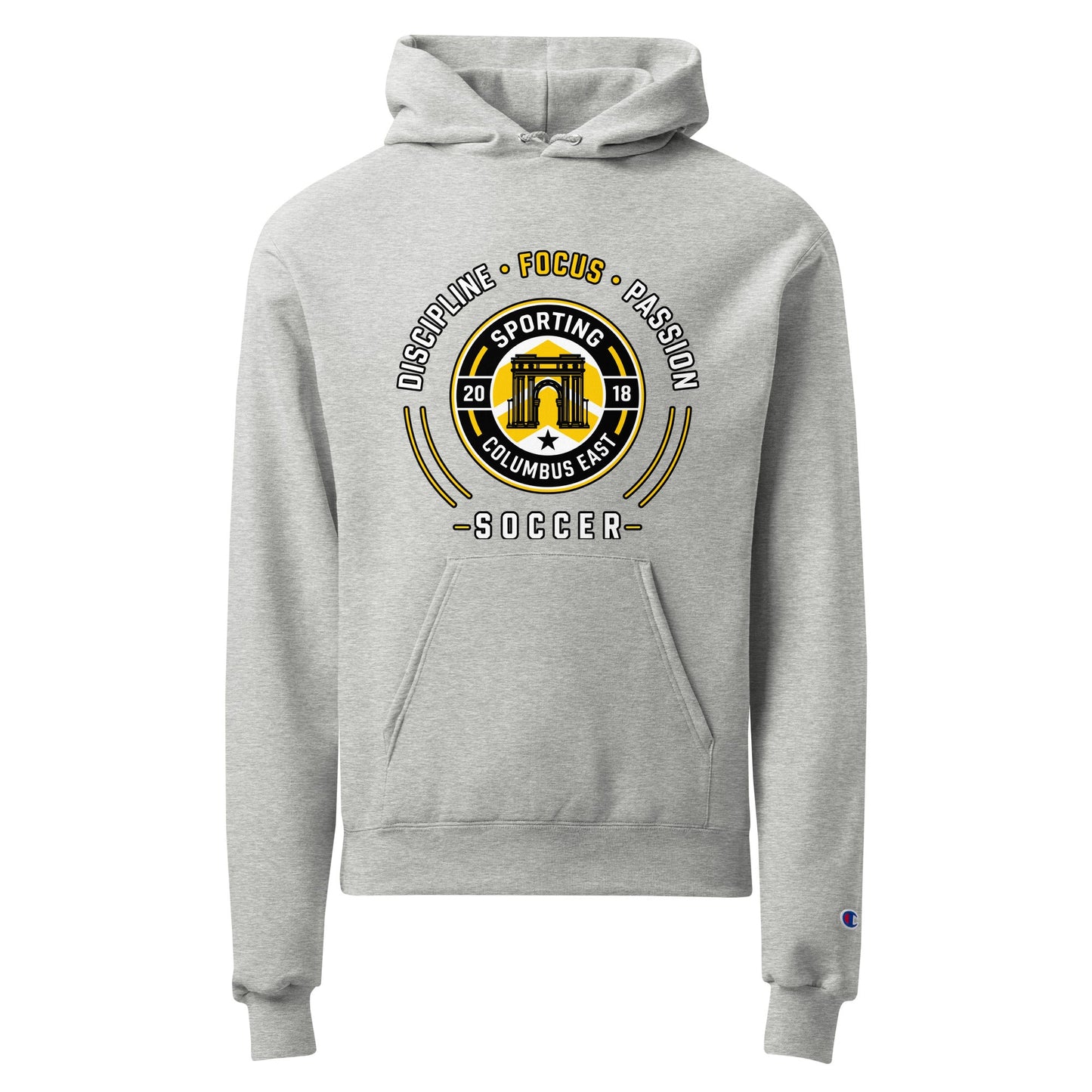 Signature | Champion Hoodie | Sporting Columbus East | Emblem Logo