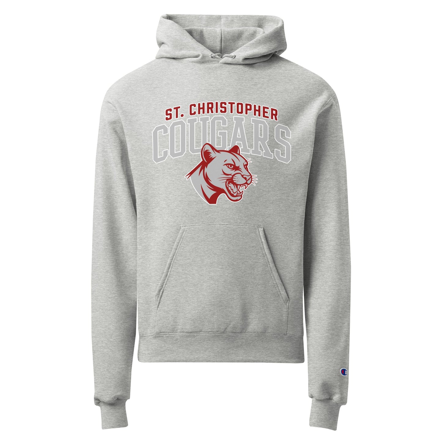 Signature | Champion Hoodie | St. Christopher Cougars | Classic Logo