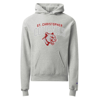 Signature | Champion Hoodie | St. Christopher Cougars | Classic Logo