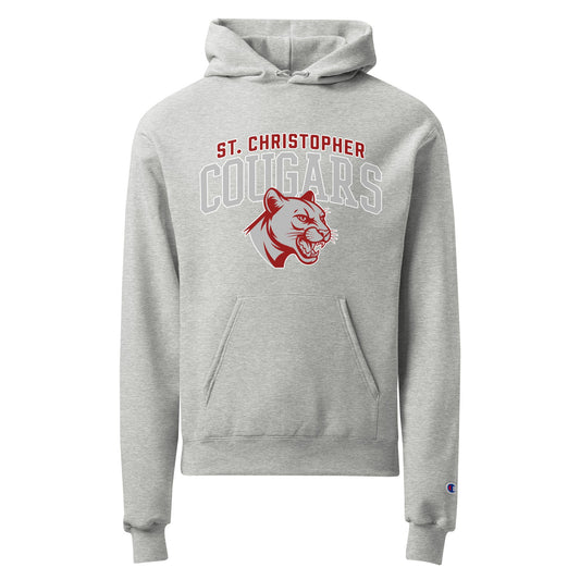 Signature | Champion Hoodie | St. Christopher Cougars | Classic Logo