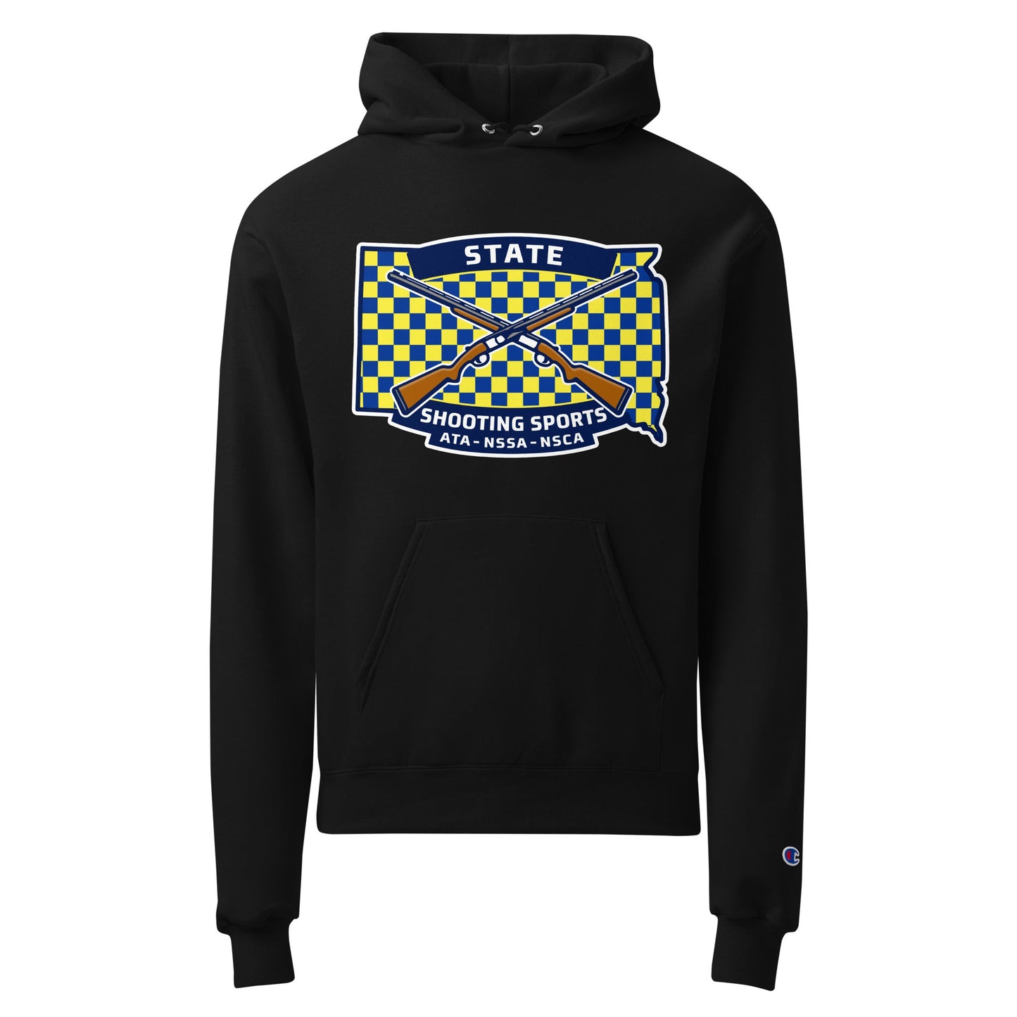 Signature | Champion Hoodie | State Shooting Sports | Flag Logo