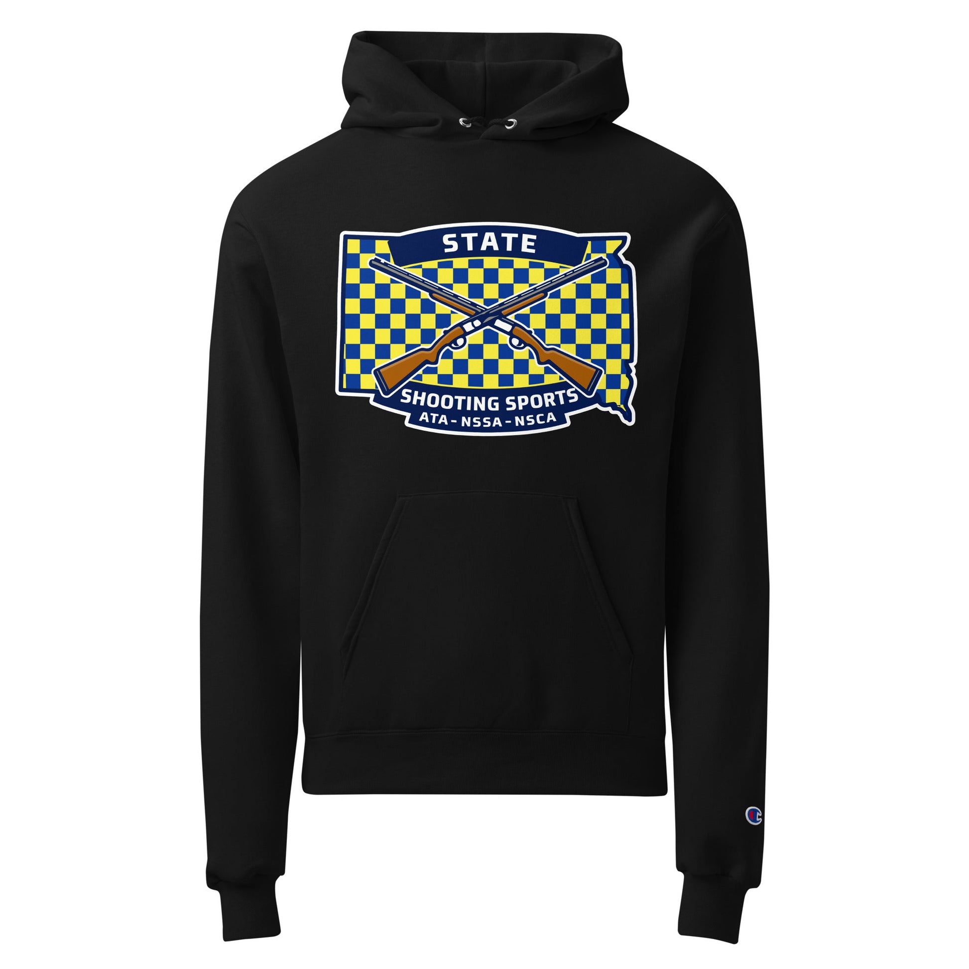 Signature | Champion Hoodie | State Shooting Sports | Flag Logo