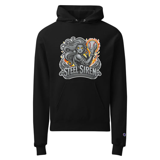 Signature | Champion Hoodie | STEEL SIREN | Mascot Logo