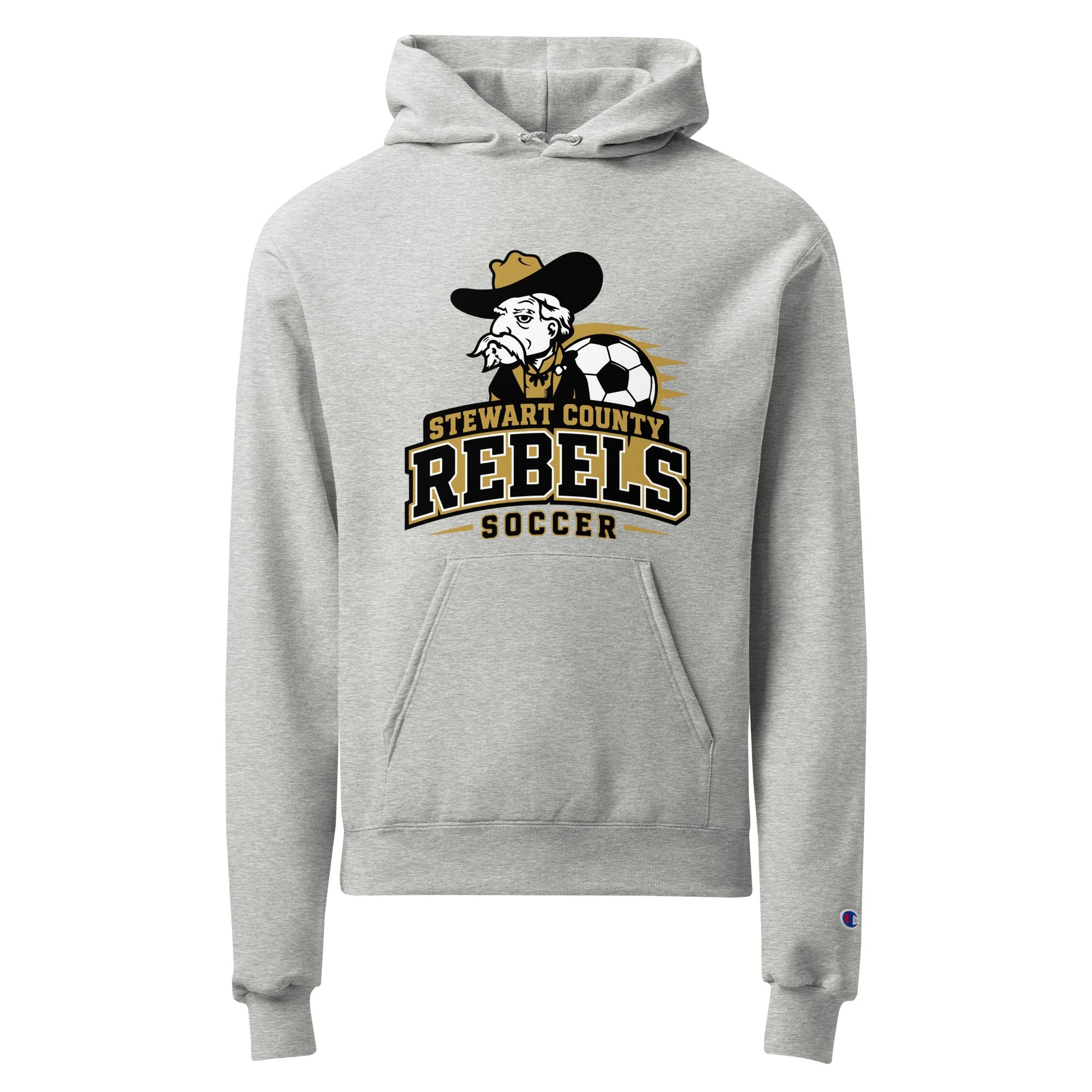 Signature | Champion Hoodie | Stewart County Soccer | Crest Logo