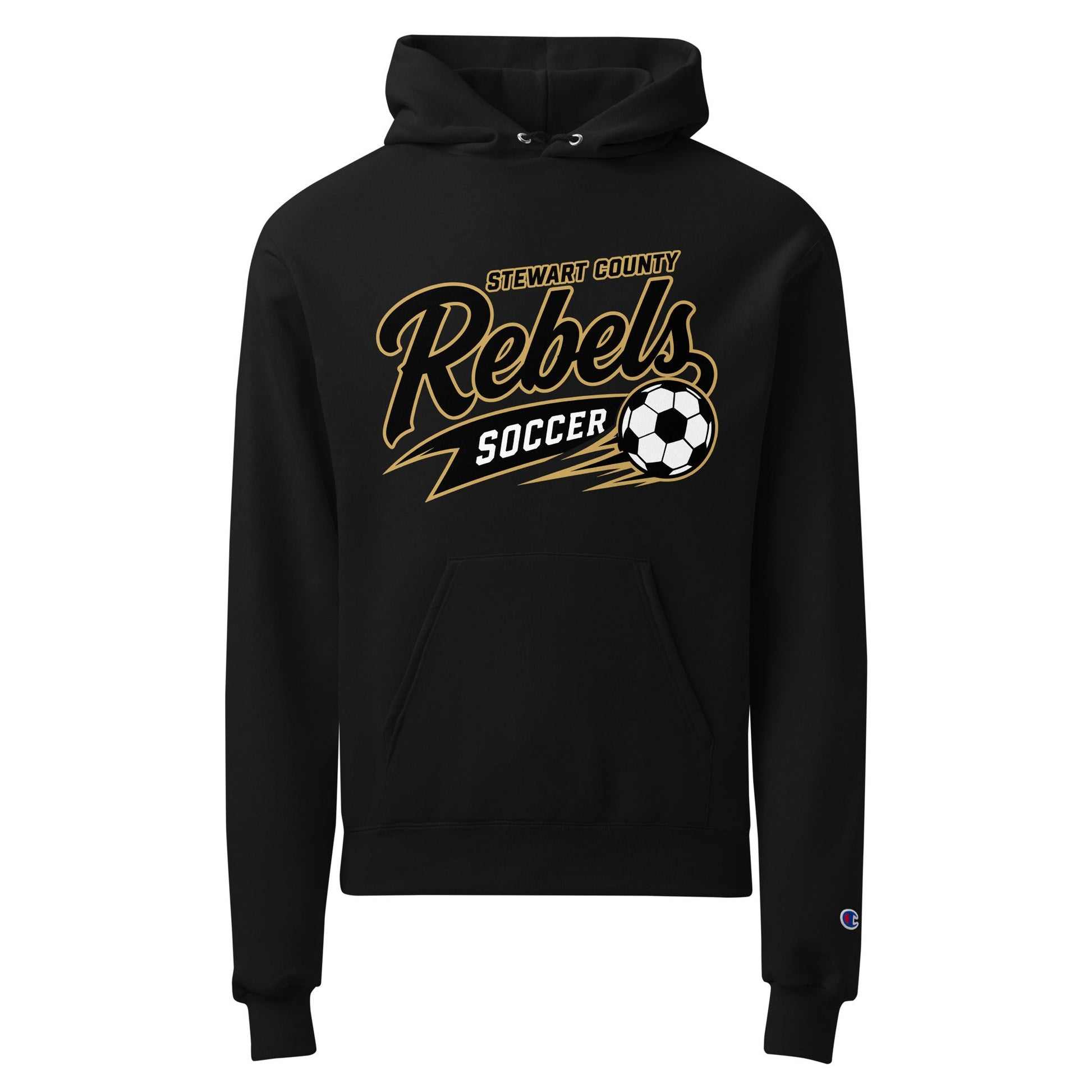 Signature | Champion Hoodie | Stewart County Soccer | Rebels Logo