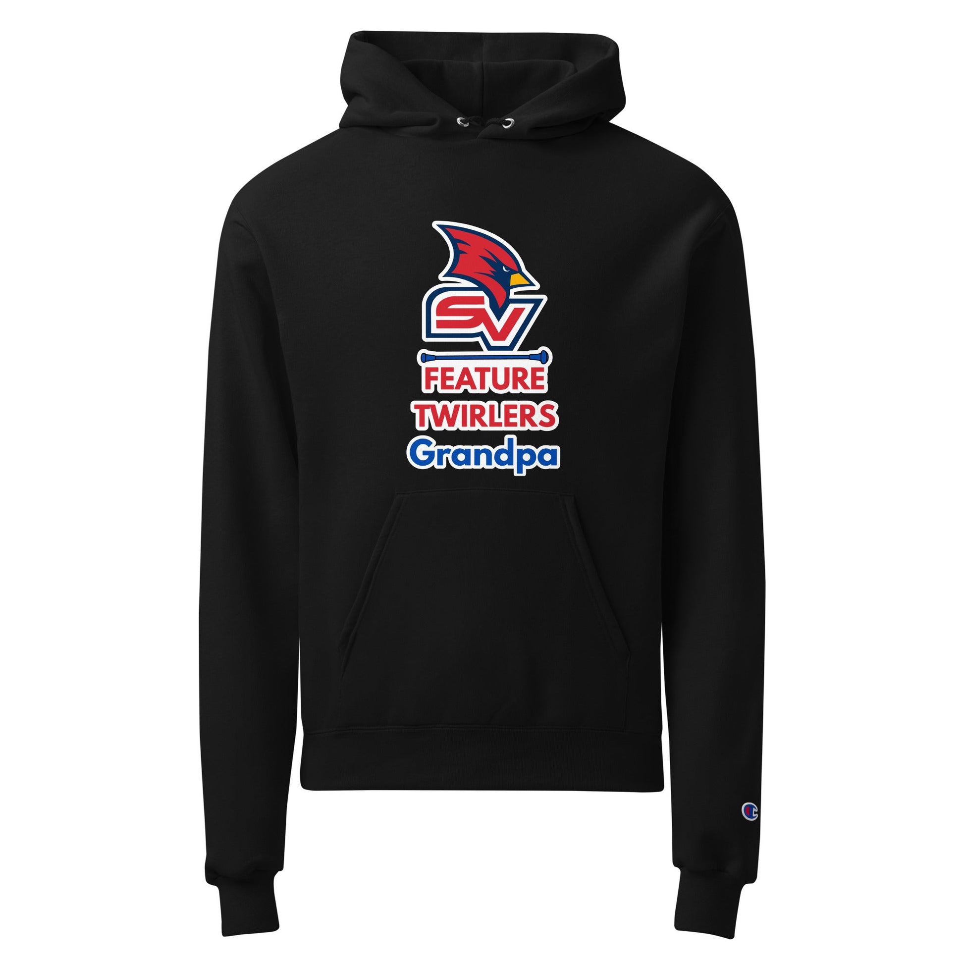 Signature | Champion Hoodie | SVSU Feature twirlers | Grandpa Logo