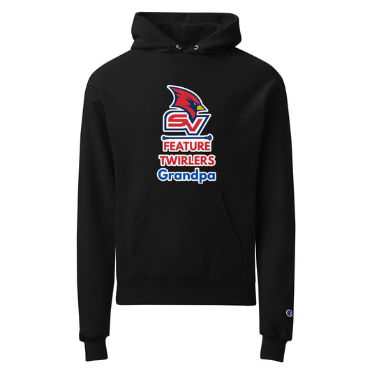 Signature | Champion Hoodie | SVSU Feature twirlers | Grandpa Logo