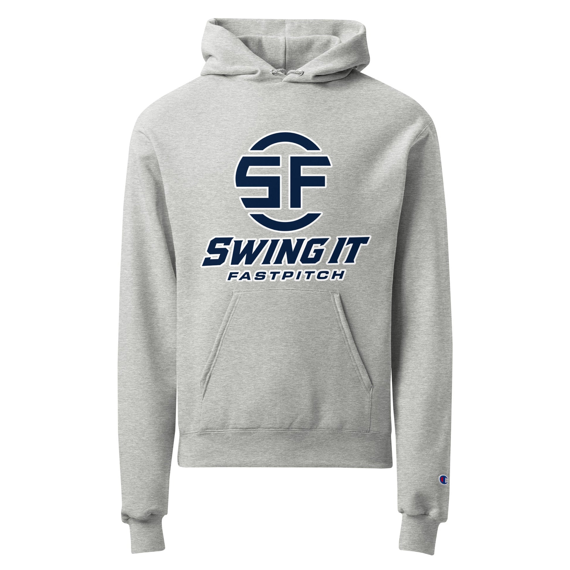 Signature | Champion Hoodie | Swing It Fastpitch | Crest Logo
