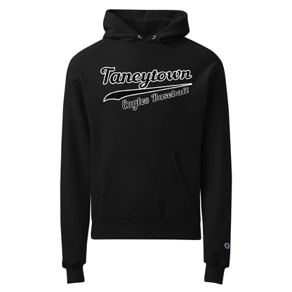 Signature | Champion Hoodie | Taneytown Eagles Baseball | Script Logo