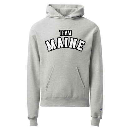 Signature | Champion Hoodie | Team Maine | Arch Mark Logo