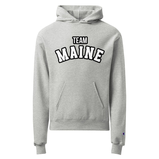 Signature | Champion Hoodie | Team Maine | Arch Mark Logo