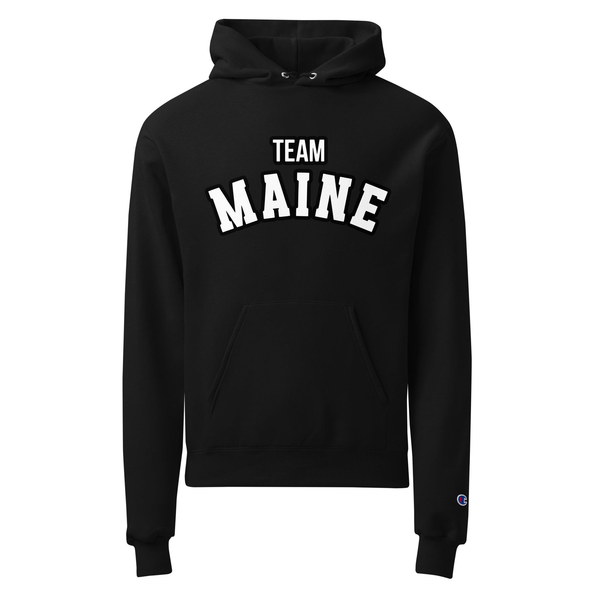 Signature | Champion Hoodie | Team Maine | Arch Mark Logo