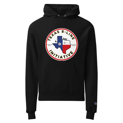 Signature | Champion Hoodie | Texas 8 - Line Initiative | Badge Logo