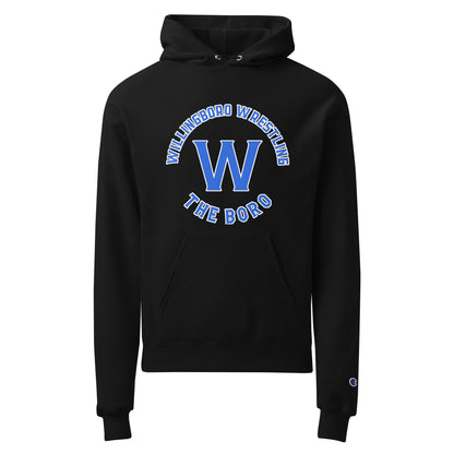Signature | Champion Hoodie | The Boro Brand | Script Logo