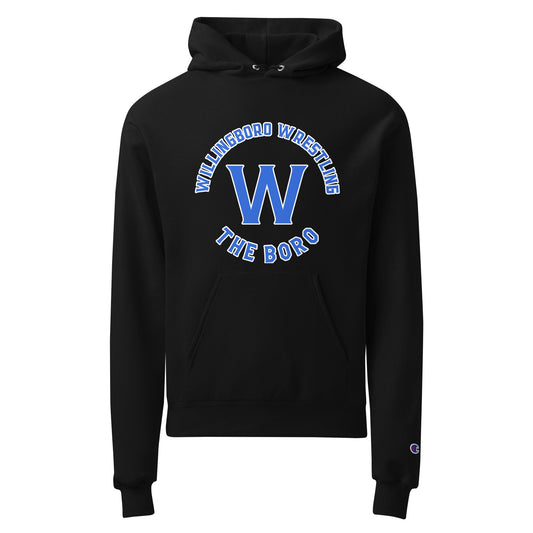 Signature | Champion Hoodie | The Boro Brand | Script Logo