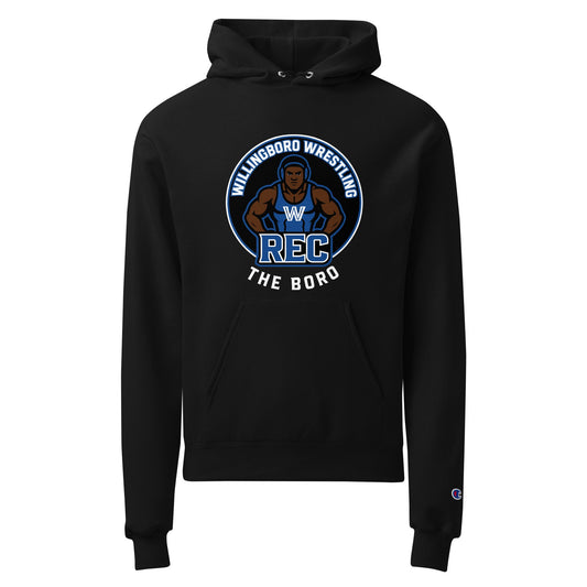 Signature | Champion Hoodie | The Boro Brand | Wrestler Logo