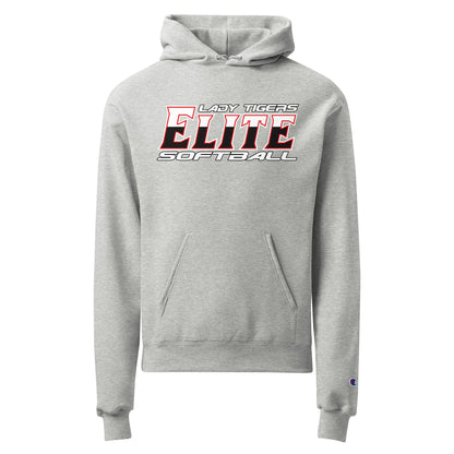 Signature | Champion Hoodie | Tigers Elite Softball | Modern Script Logo