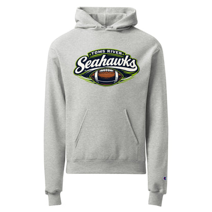 Signature | Champion Hoodie | Toms River Seahawks | Football Emblem Logo