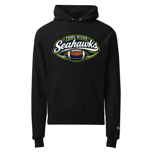 Signature | Champion Hoodie | Toms River Seahawks | Football Emblem Logo