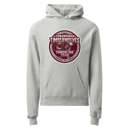 Signature | Champion Hoodie | Tonawanda High School Track and Field | Throwing Team Logo