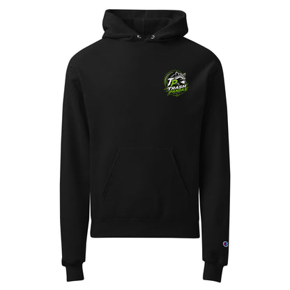 Signature | Champion Hoodie | Trash Pandas Baseball Organization | Crest Logo