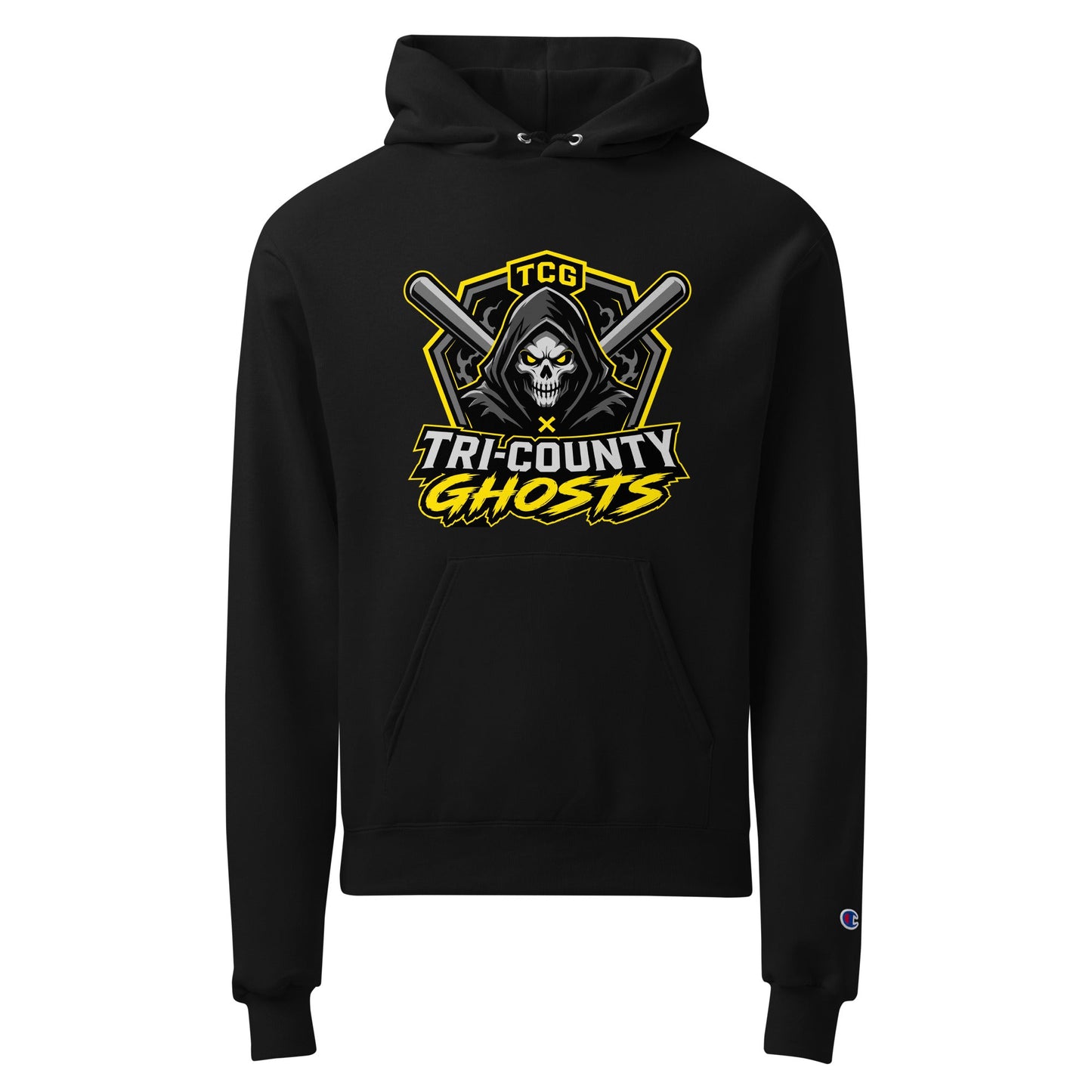 Signature | Champion Hoodie | Tri-County Ghosts | Vanguard Ghosts Logo
