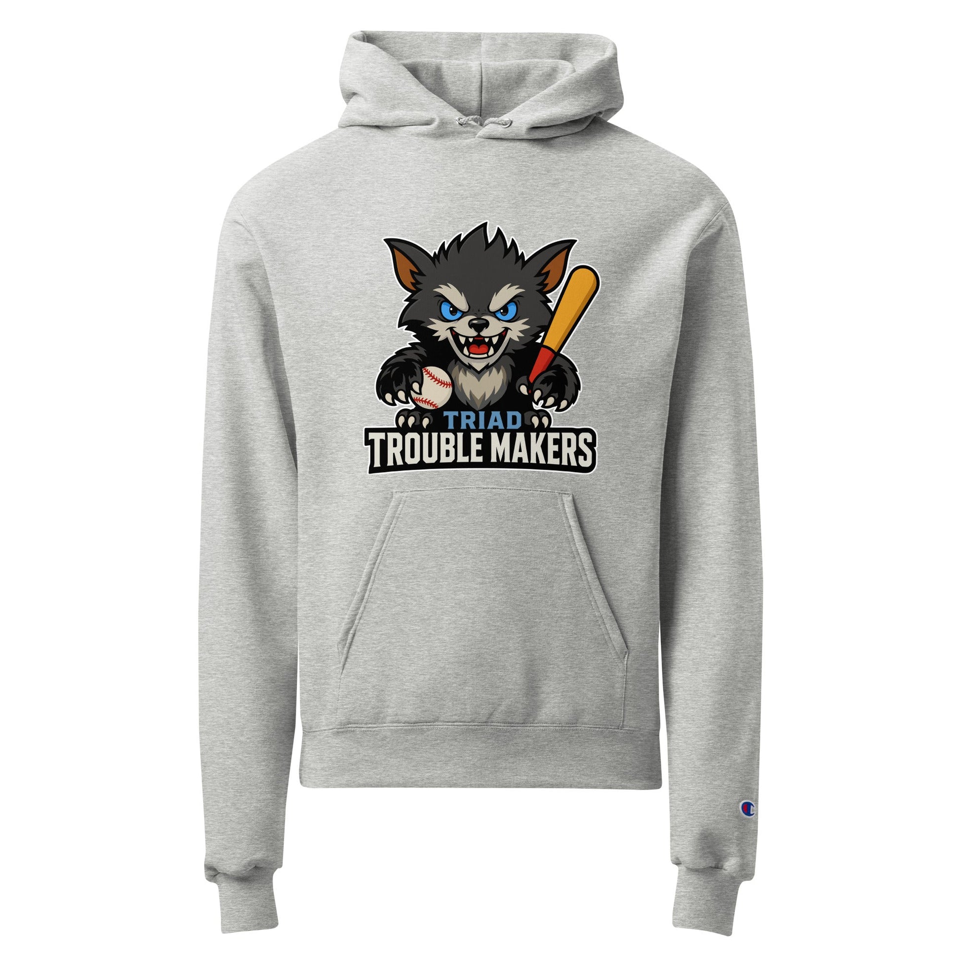Signature | Champion Hoodie | Triad Troublemakers | Mascot Logo