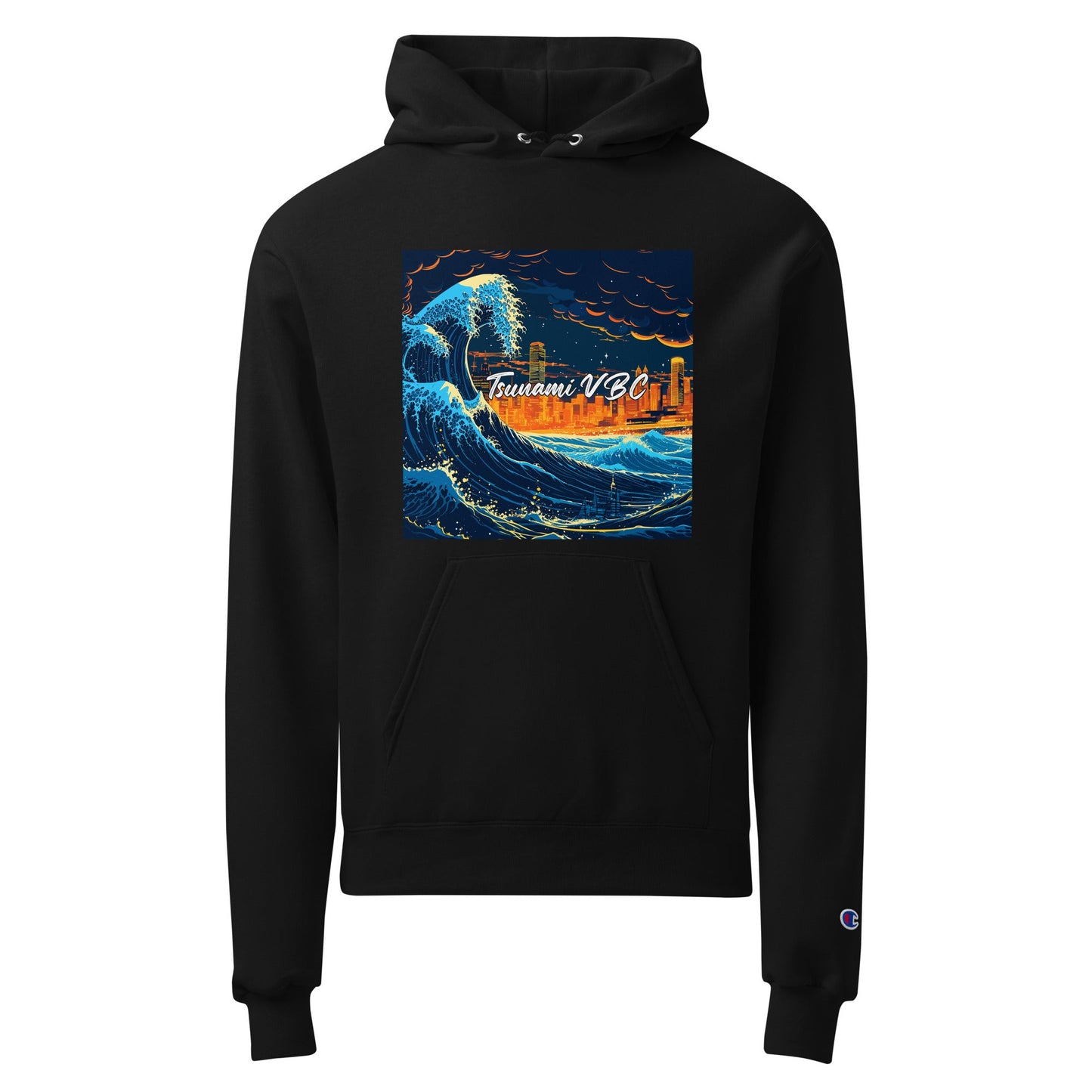 Signature | Champion Hoodie | Tsunami Volleyball Club | Glow Tide Athletics Logo