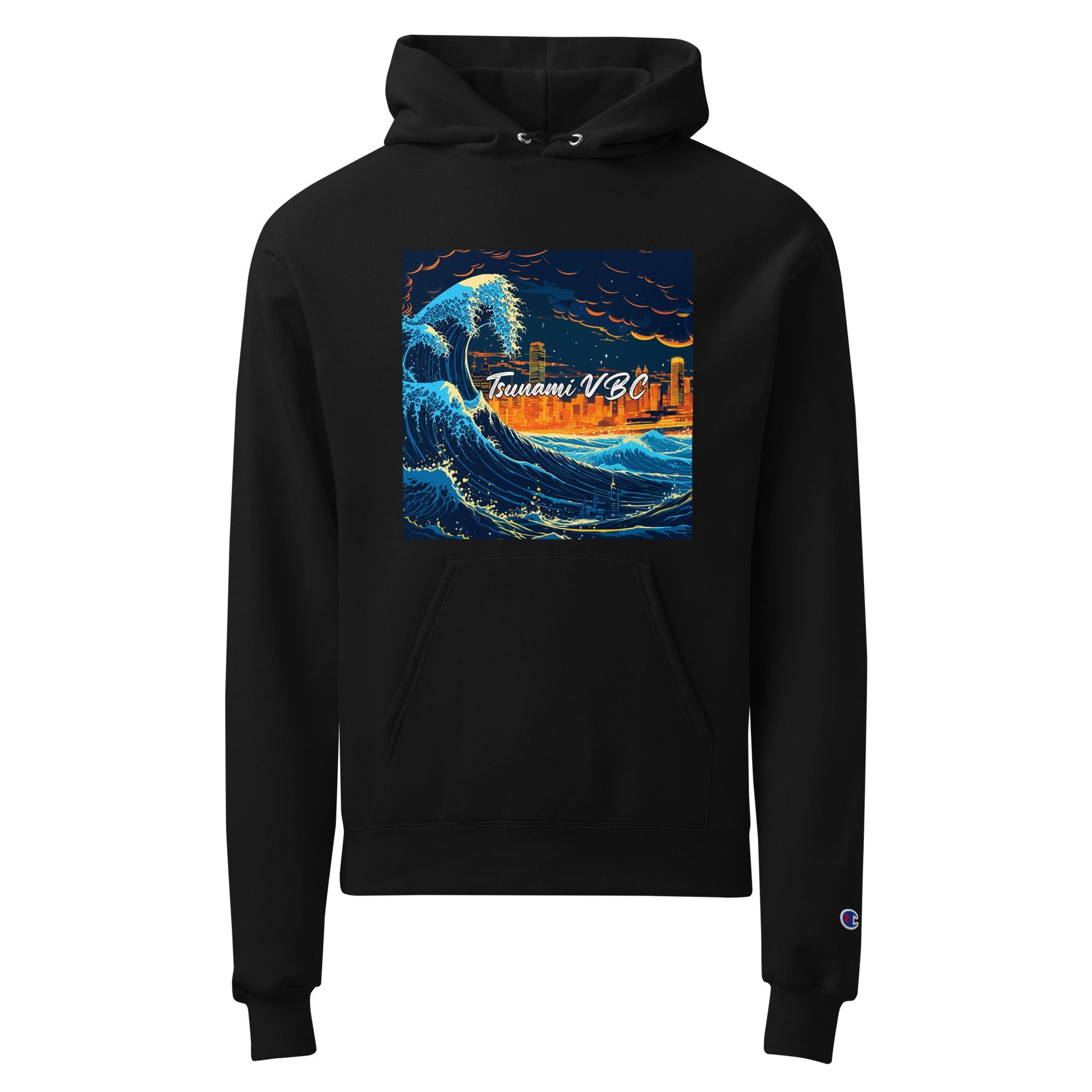 Signature | Champion Hoodie | Tsunami Volleyball Club | Glow Tide Athletics Logo