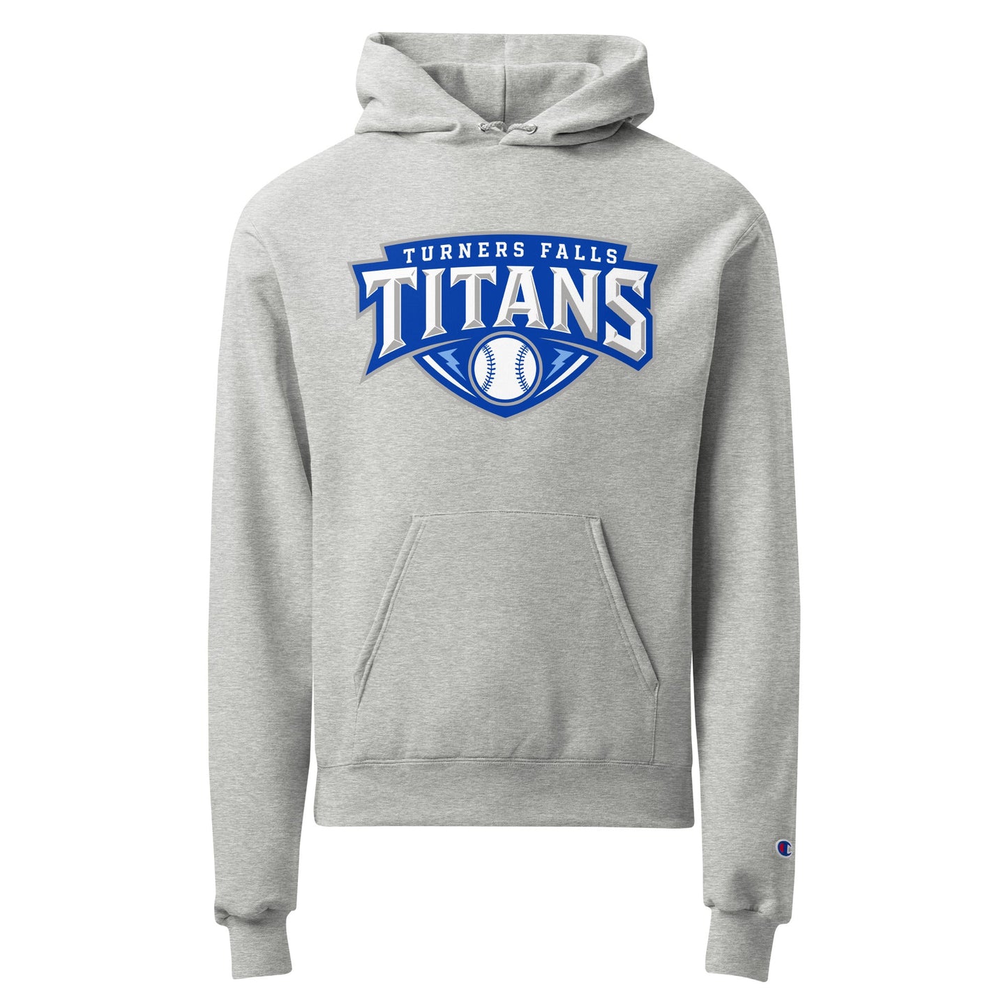 Signature | Champion Hoodie | Turners Falls Titans | Titan Crest Logo