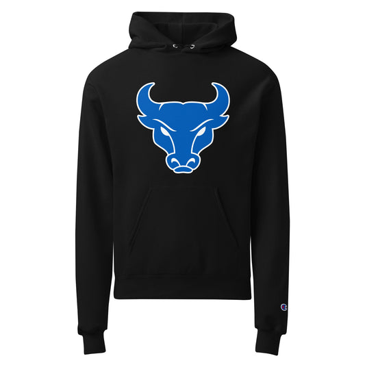 Signature | Champion Hoodie | UB Womens Club Basketball | Emblem Logo