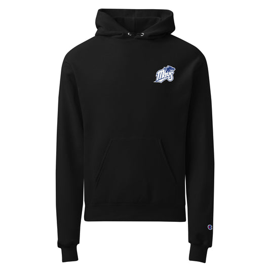 Signature | Champion Hoodie | Upper Makefield Youth Baseball & Softball League | Blue Mavs Logo