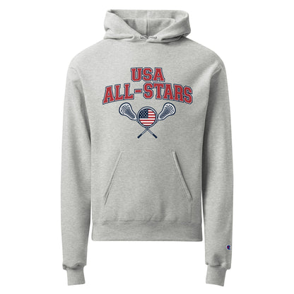 Signature | Champion Hoodie | USA ALL STARS BERLIN 2026 | Modern Script Logo