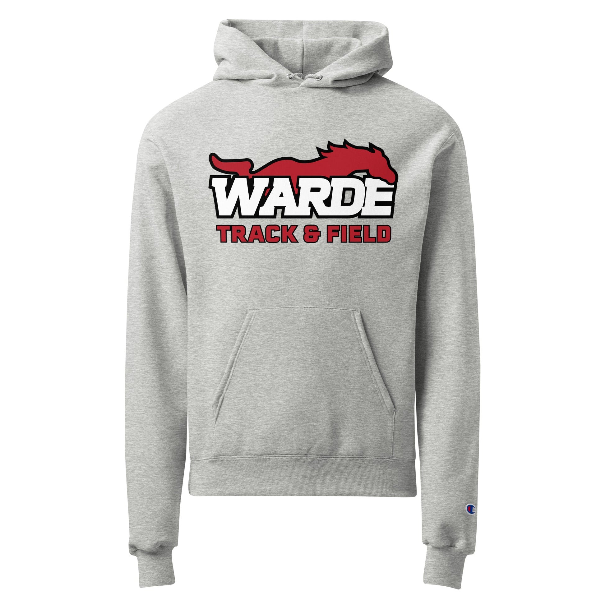 Signature | Champion Hoodie | Warde Track and Field | Alt Logo