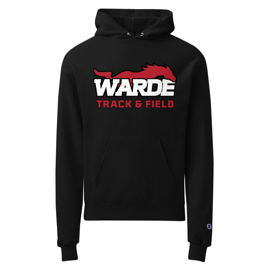 Signature | Champion Hoodie | Warde Track and Field | Alt Logo