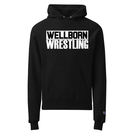 Signature | Champion Hoodie | Wellborn Youth Wrestling | Script Logo