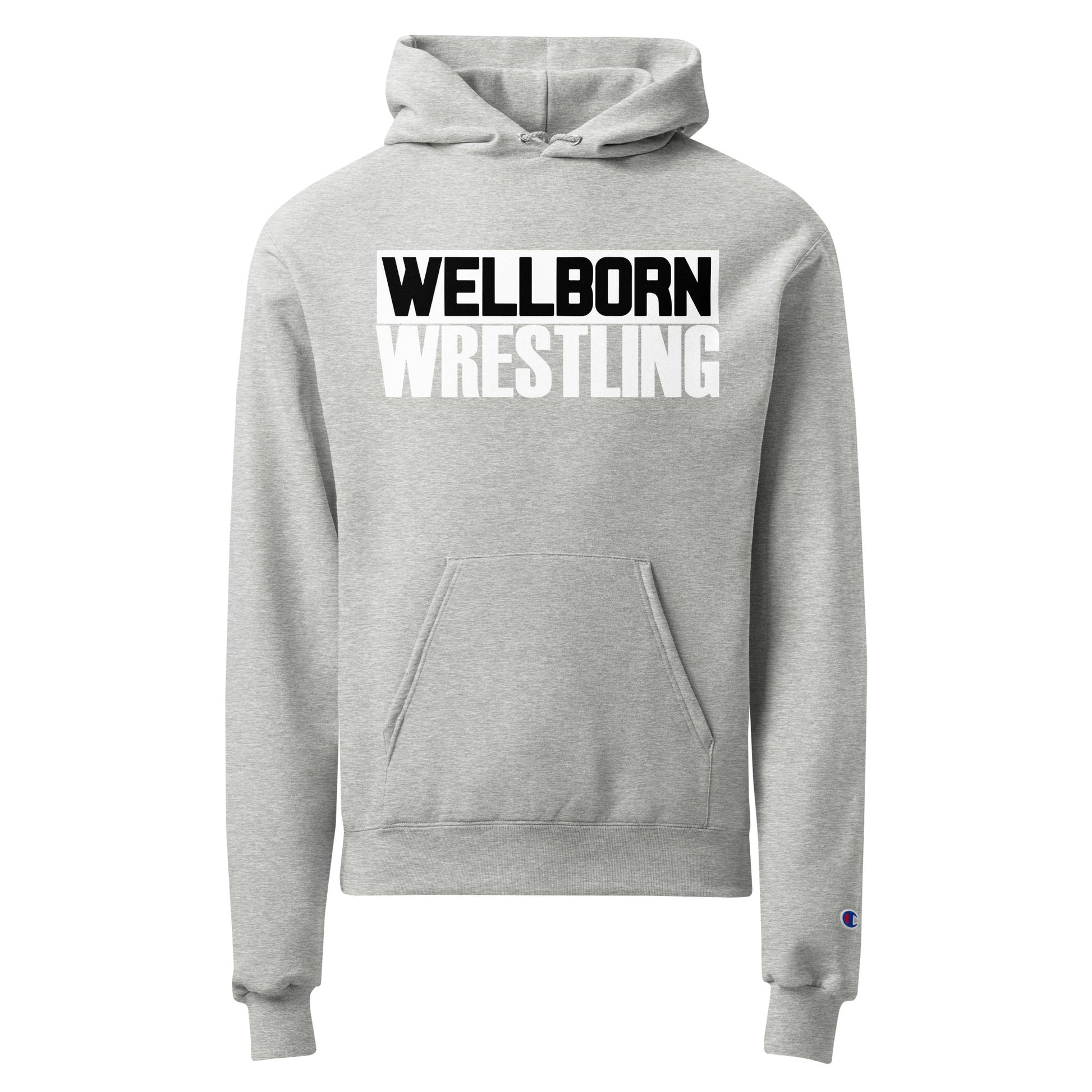 Signature | Champion Hoodie | Wellborn Youth Wrestling | Script Logo
