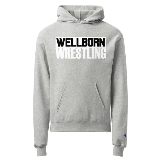 Signature | Champion Hoodie | Wellborn Youth Wrestling | Script Logo