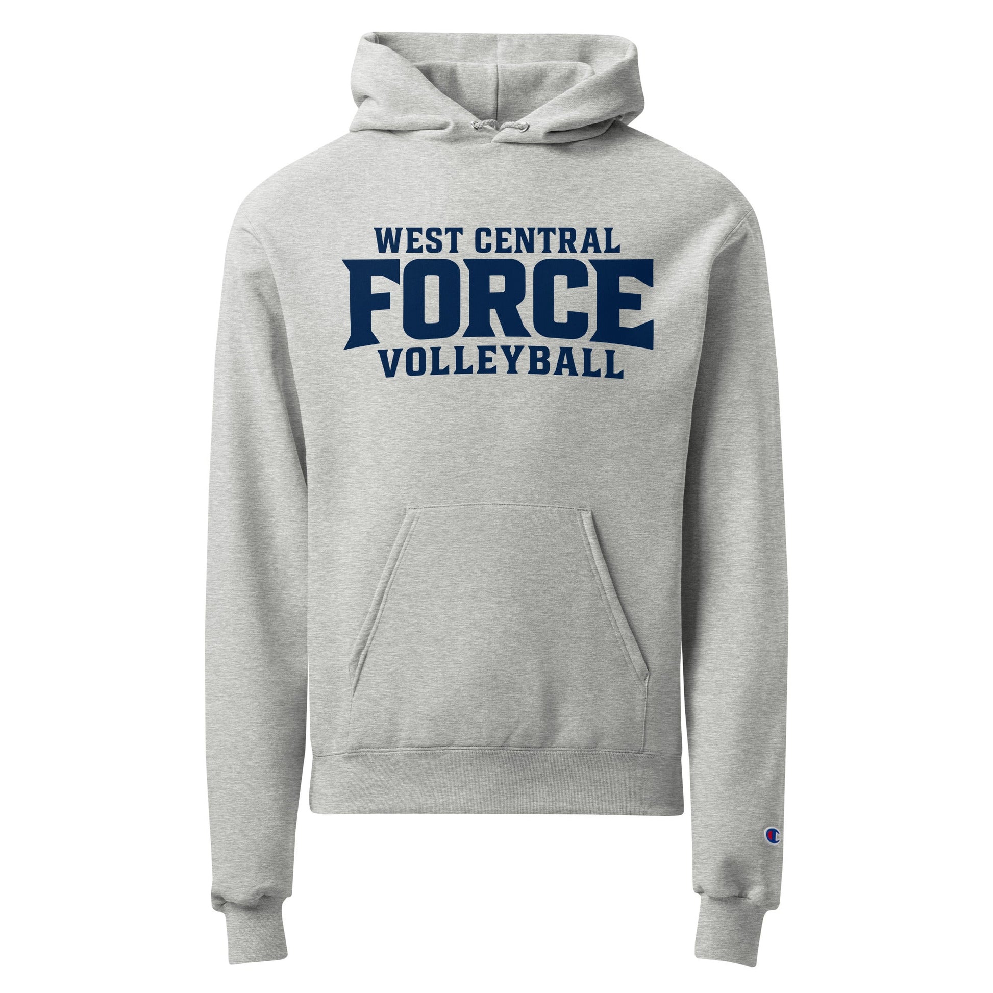 Signature | Champion Hoodie | West Central Force Volleyball | Blue Logo