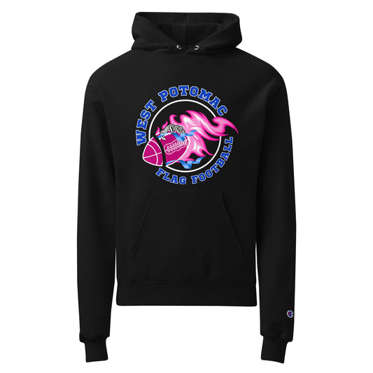 Signature | Champion Hoodie | West Potomac Flag Football | Crest Logo