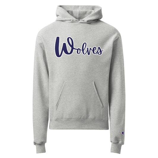 Signature | Champion Hoodie | White Mountain School | Script Logo