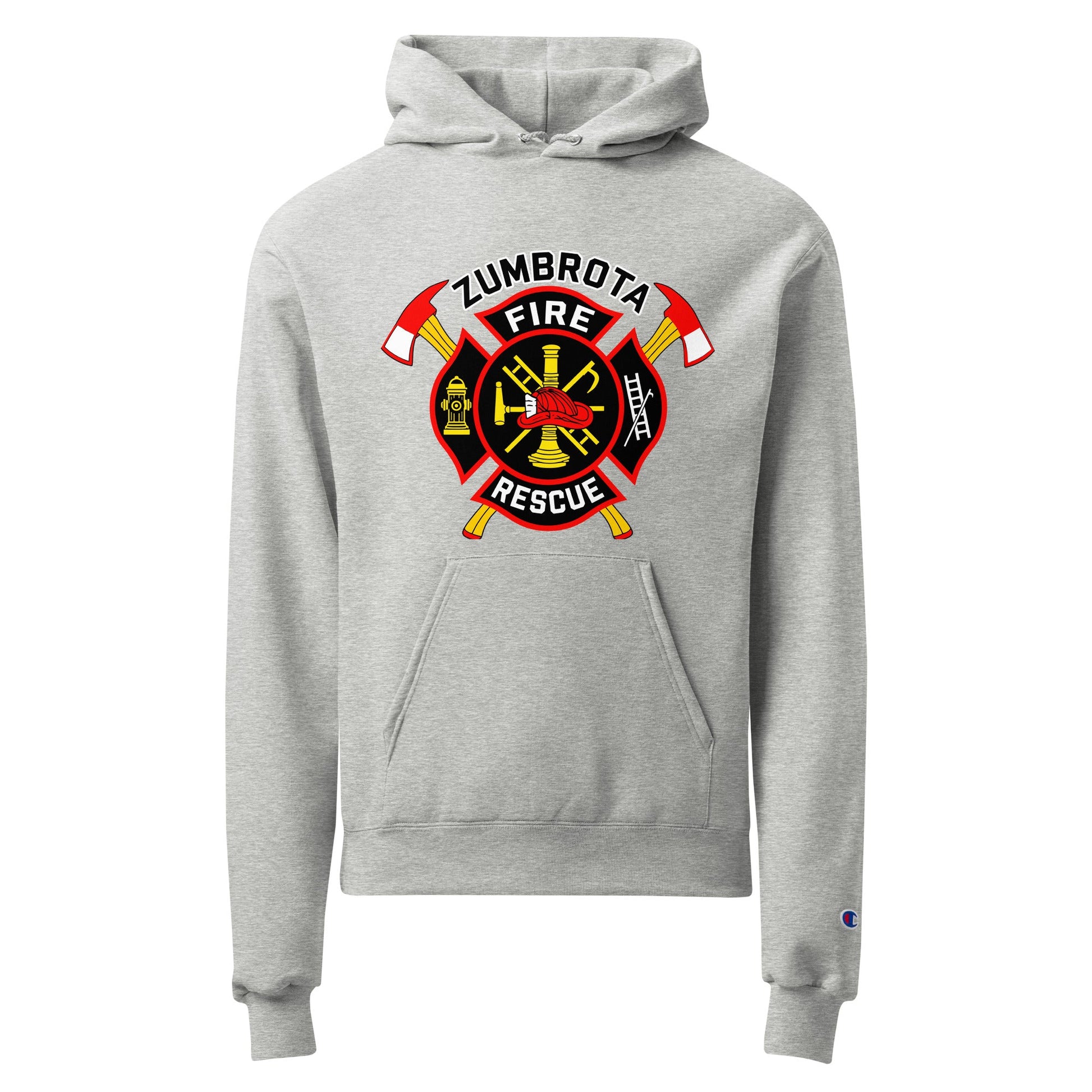 Signature | Champion Hoodie | Zumbrota Fire Department | Vanguard Logo