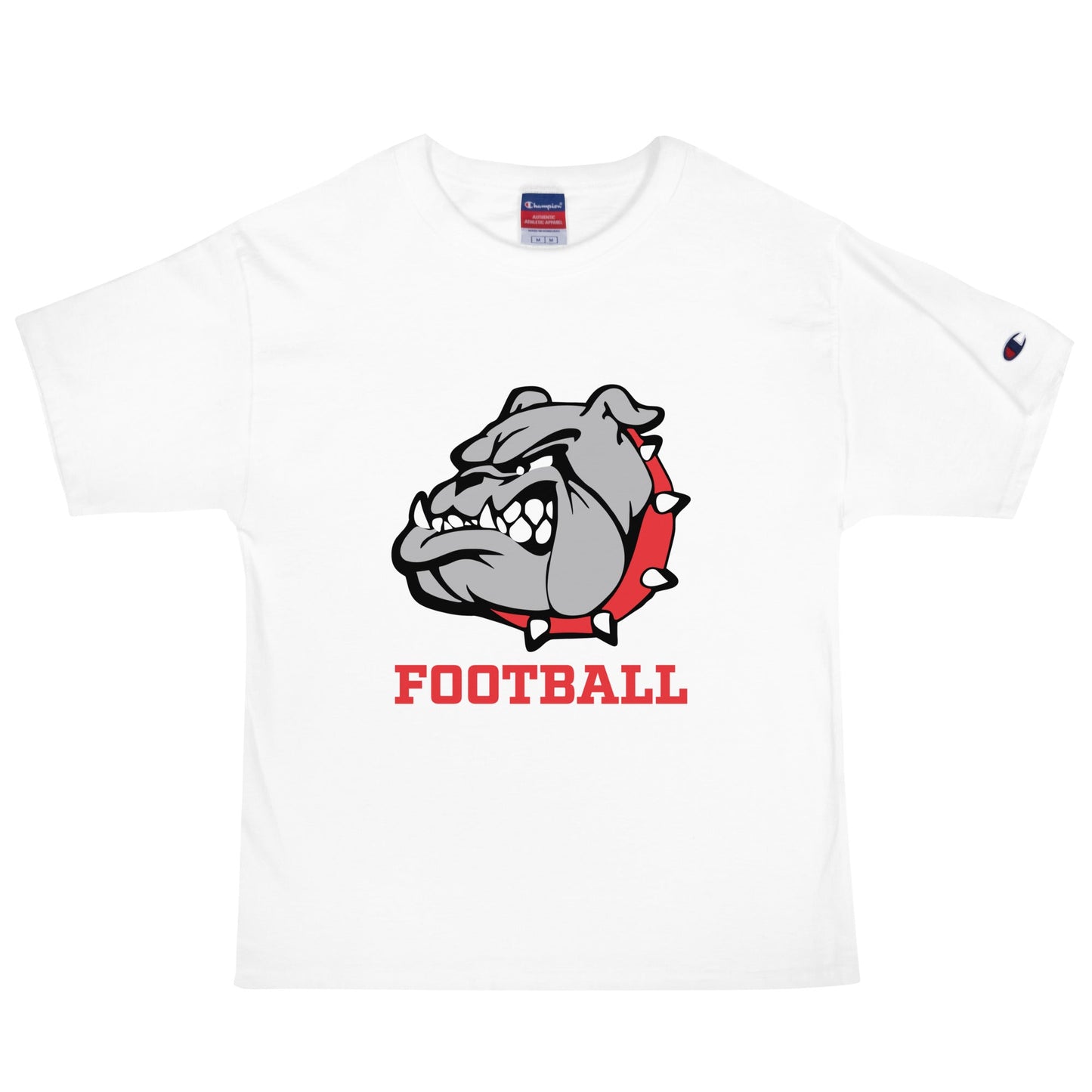 Signature | Champion T-Shirt | 6th Grade Bulldogs Team | Football Logo