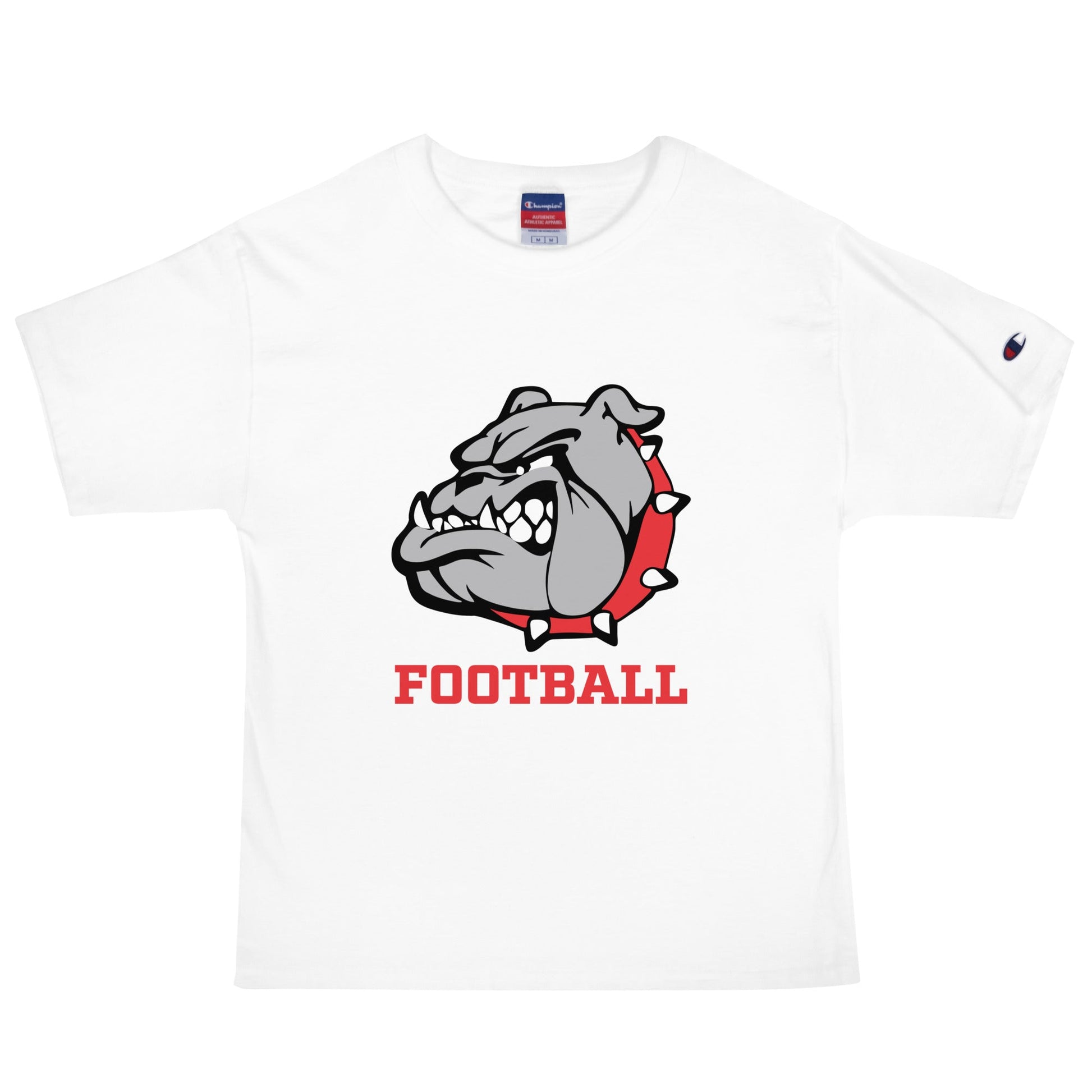 Signature | Champion T-Shirt | 6th Grade Bulldogs Team | Football Logo