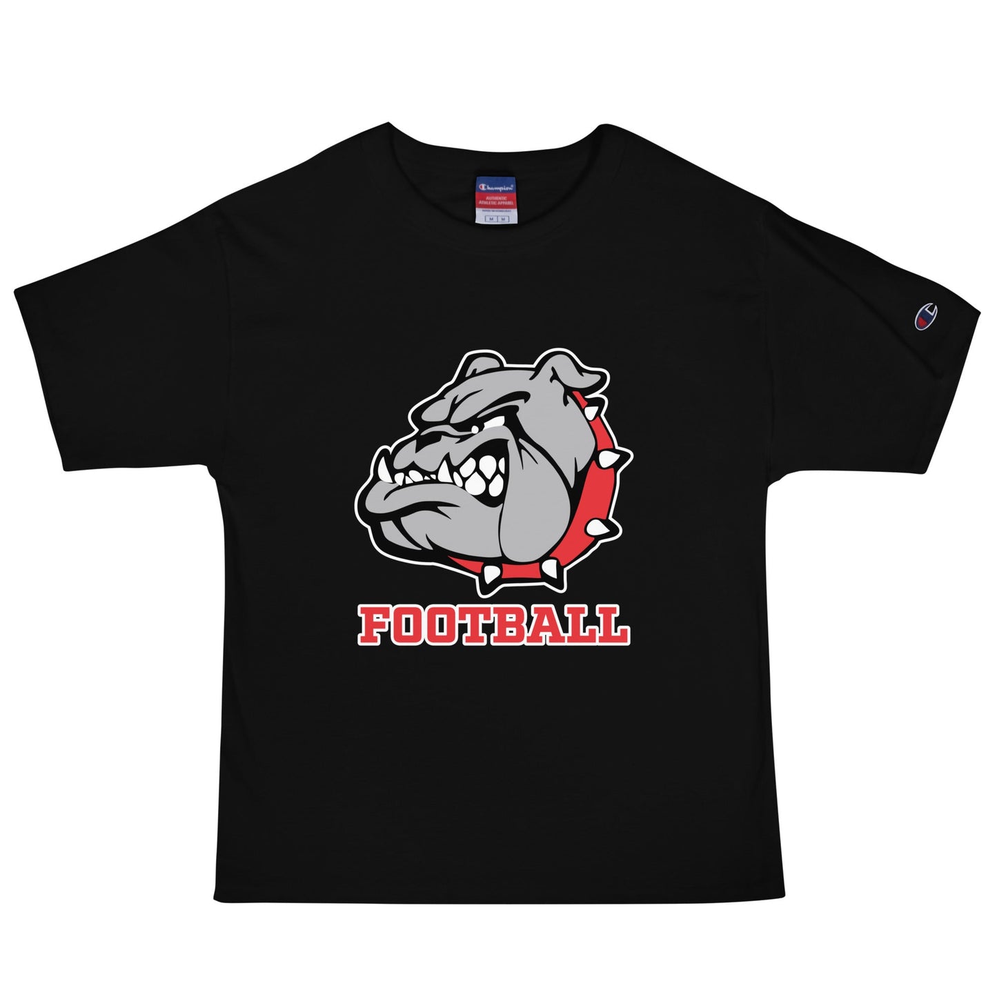 Signature | Champion T-Shirt | 6th Grade Bulldogs Team | Football Logo