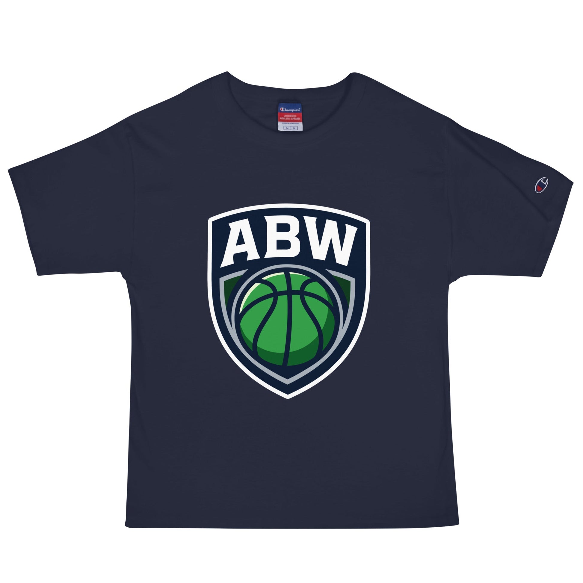 Signature | Champion T-Shirt | A Better Way Basketball Program | Shield Logo
