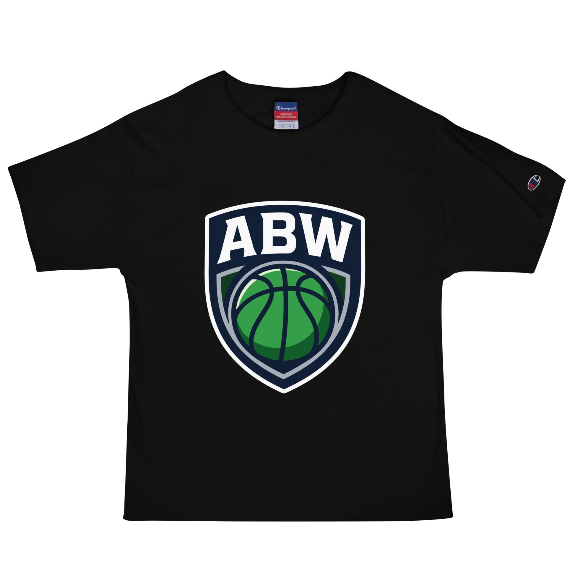 Signature | Champion T-Shirt | A Better Way Basketball Program | Shield Logo