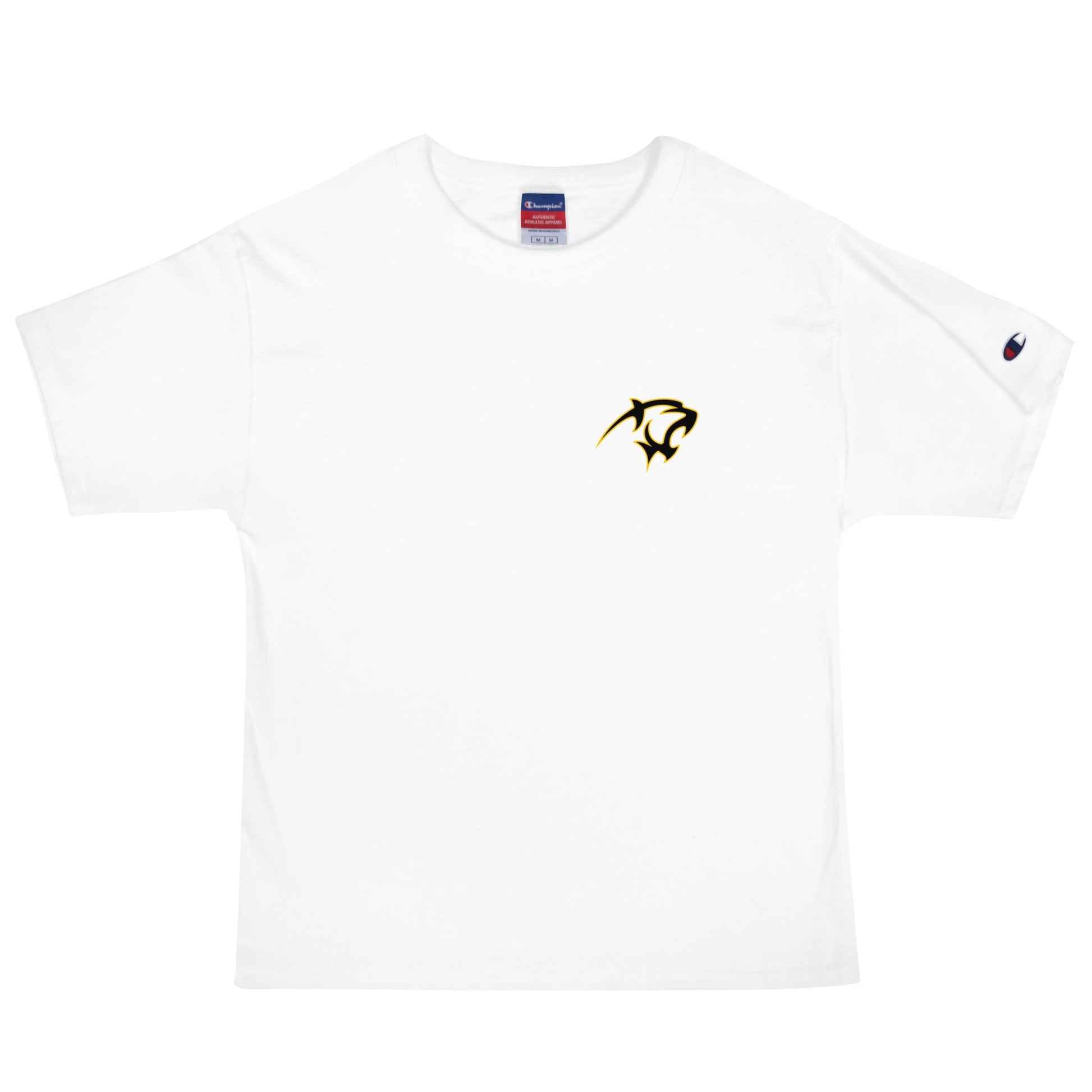 Signature | Champion T-Shirt | Adelphi Womens Soccer | Mascot Logo