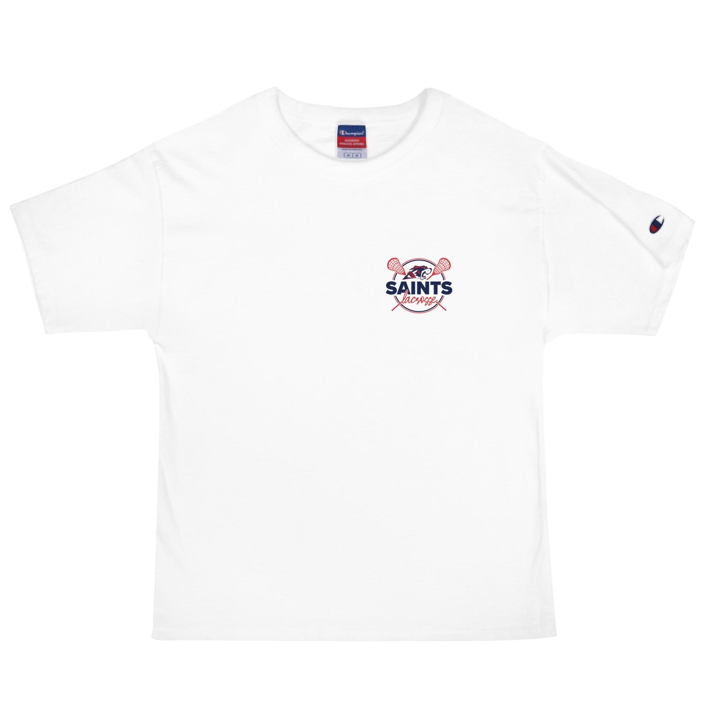 Signature | Champion T-Shirt | All Saints Academy Lacrosse | Pocket Logo